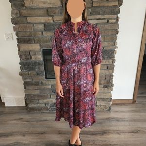 Sheer colourful Vintage Dress